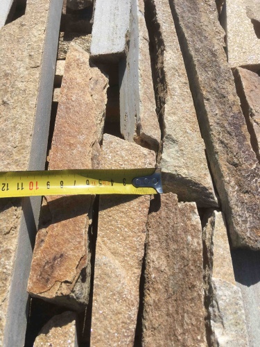 Горбушка златолит золотистый для облицовки купить в Куйбышеве