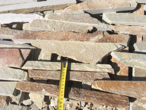 Горбушка златолит золотистый для облицовки купить в Куйбышеве