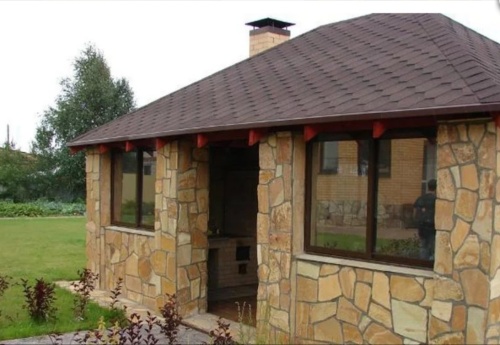 Плитняк златолит жёлтый для фасада 1,5-3 см купить в Куйбышеве