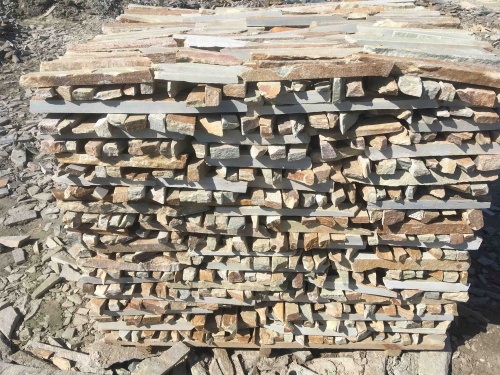 Горбушка златолит золотистый для облицовки купить в Куйбышеве