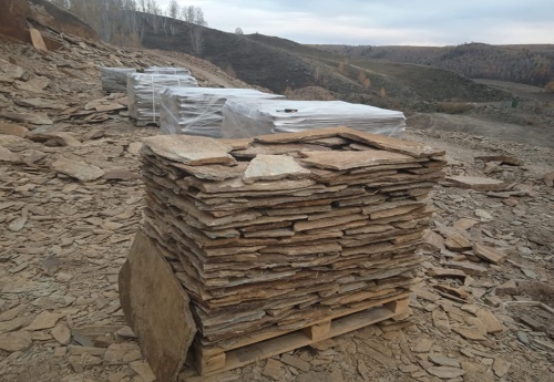 Плитняк кора дерева для цоколя, отмостки купить в Куйбышеве