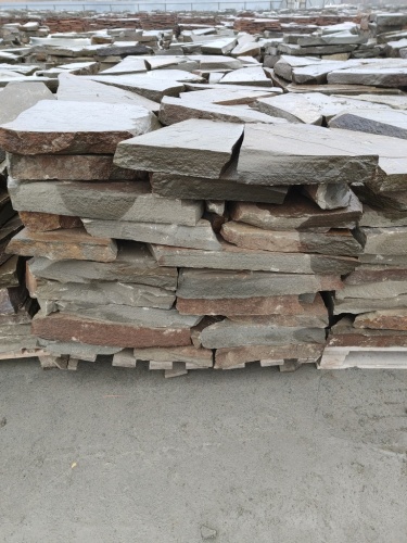 Плитняк песчаник серо-зелёный для мощения 60-65 мм купить в Куйбышеве