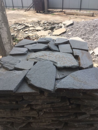 Златолит серебристый галтованный для цоколя купить в Куйбышеве